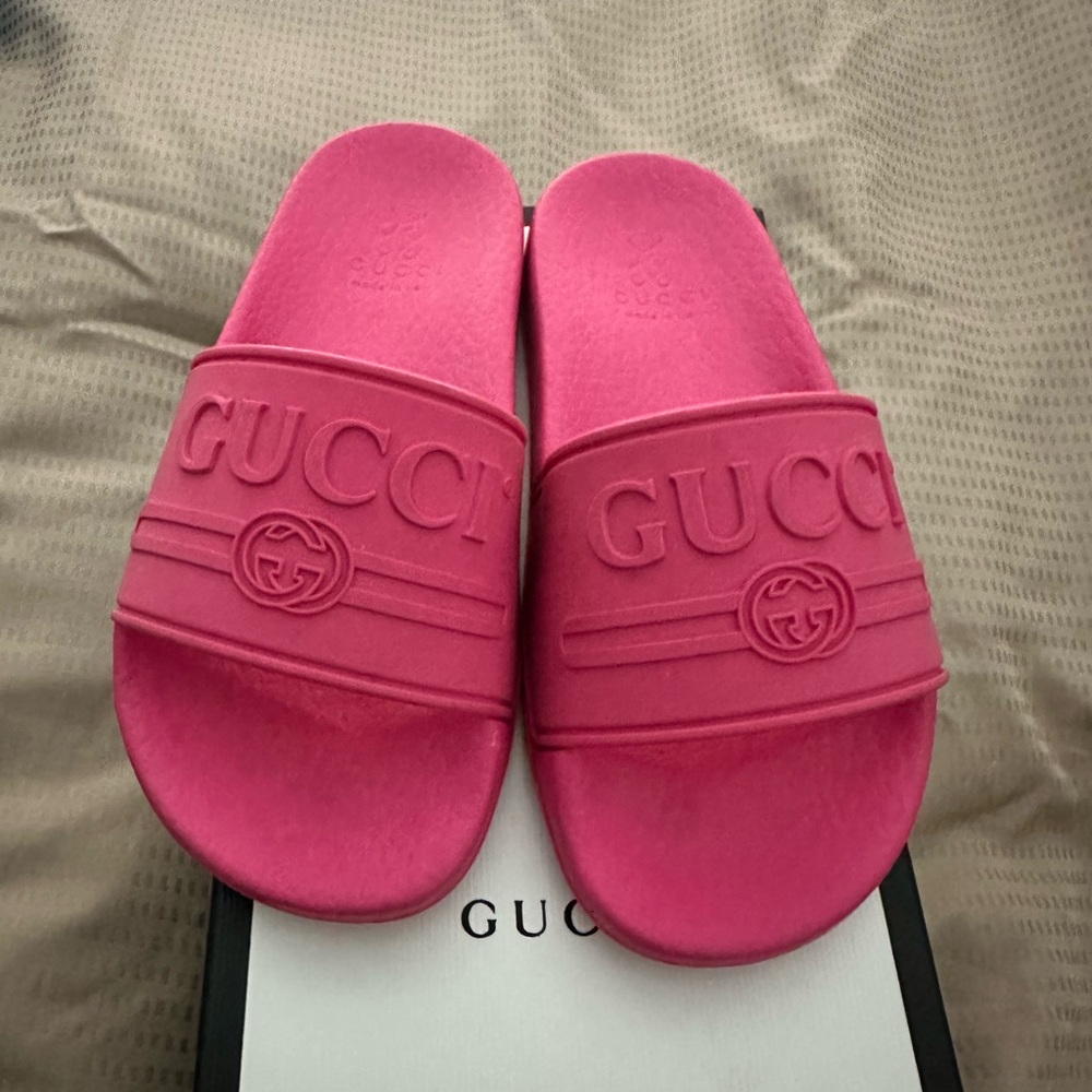 Gucci Kids Pink Sandals